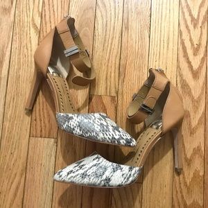 Dolce Vita Snake/Crocodile Strap High Heels